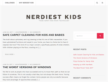 Tablet Screenshot of nerdiest-kids.com